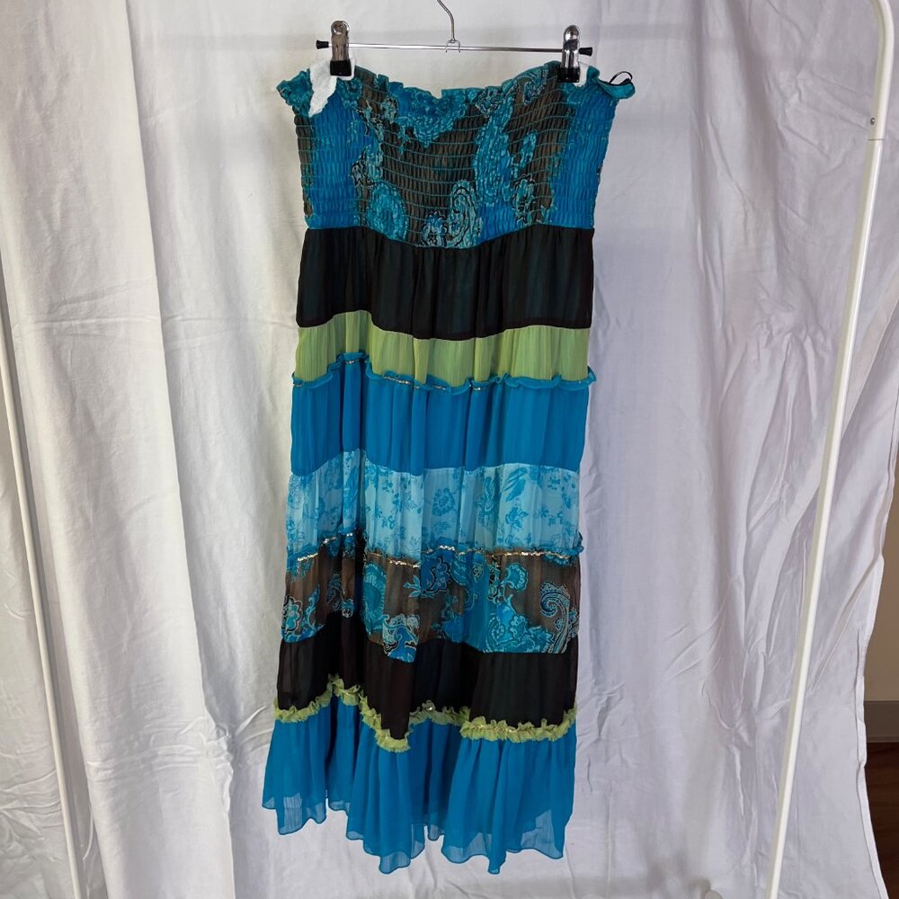 ABS by Allen Schwartz Vintage Dress L - Picture 3 of 8